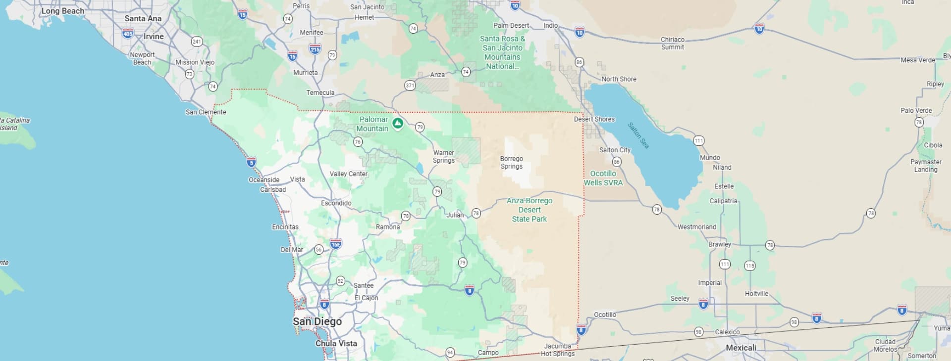 Service Area Banner